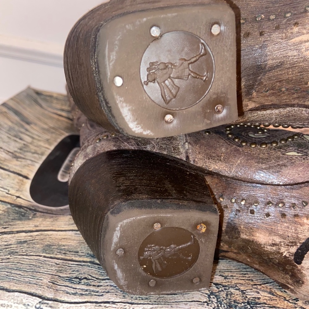 CORRAL WOMEN'S Vintage WESTERN BOOTS - Picture 4 of 10